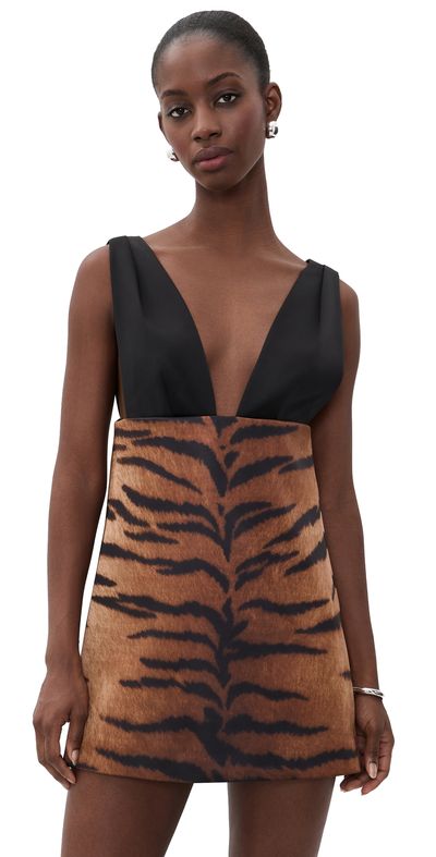 Retrofête Retrofête Culver Dress Golden Tiger