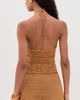 Retrofête Retrofête Florentina Crochet Dress Metallic Rust - 3
