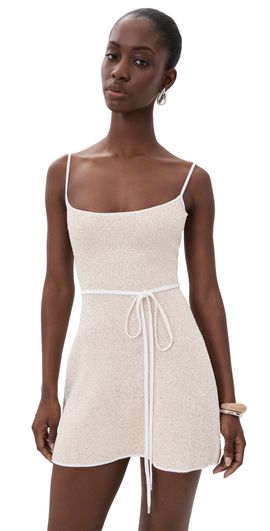 Retrofête Retrofête Gisele Dress White Champagne