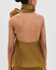 Retrofête Retrofête Indira Silk Top Ochre - 3