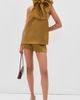 Retrofête Retrofête Indira Silk Top Ochre - 5