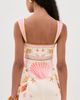 Retrofête Retrofête Margarie Dress Ochre Shell Foulard - 3