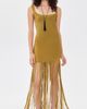 Retrofête Retrofête Saddler Dress Ochre - 2