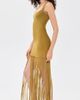 Retrofête Retrofête Saddler Dress Ochre - 4