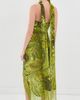 Retrofête Retrofête Statice Velvet Dress Envy Paisley Burnout - 3