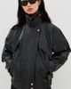 Retrofête Retrofête Sylvana Leather Jacket Black - 2