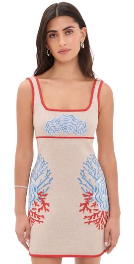 Retrofête Retrofête Valcra Knit Dress Sand Multi