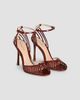 Retrofête Women's Analu Python-Embossed Leather Heel Sandals - 2