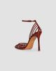 Retrofête Women's Analu Python-Embossed Leather Heel Sandals - 3
