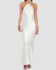 Retrofête Women's Anat Satin Beaded Halter Dress - 2