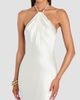 Retrofête Women's Anat Satin Beaded Halter Dress - 5