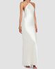 Retrofête Women's Anat Satin Beaded Halter Dress - 7