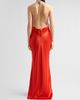 Retrofête Women's Arianell Plunging Satin Maxi Dress - 3