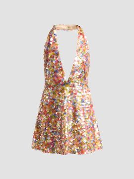 Retrofête Women's Avigail Sequin Mini Dress