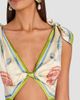 Retrofête Women's Carlotte Seashell-Print Silk Satin Midi Dress - 6