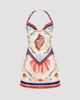 Retrofête Women's Creta Beaded Halter Mini Dress - 1