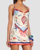 Retrofête Women's Creta Beaded Halter Mini Dress - 7