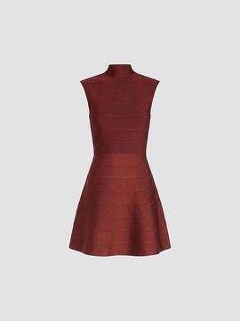 Retrofête Women's Delyth Knit Fit & Flare Mini Dress
