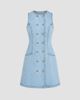Retrofête Women's Hanna Double-Breasted Denim Mini Dress - 1