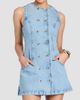 Retrofête Women's Hanna Double-Breasted Denim Mini Dress - 4