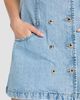 Retrofête Women's Hanna Double-Breasted Denim Mini Dress - 6