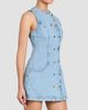 Retrofête Women's Hanna Double-Breasted Denim Mini Dress - 7