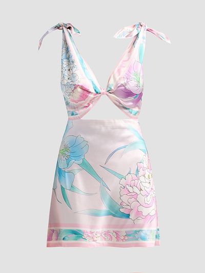 Retrofête Women's Icelyn Silk Mini Dress