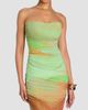 Retrofête Women's Isadore Abstract Print Mesh Trumpet Maxi Dress - 5