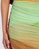 Retrofête Women's Isadore Abstract Print Mesh Trumpet Maxi Dress - 6