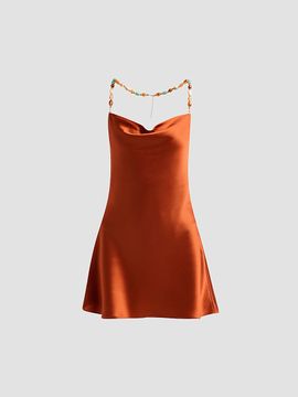 Retrofête Women's Marvel Satin Mini Dress