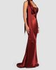 Retrofête Women's Melly Satin Halterneck Maxi-Dress - 4