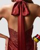 Retrofête Women's Melly Satin Halterneck Maxi-Dress - 5