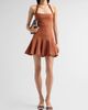Retrofête Women's Serenna Metallic Knit Halterneck Mini Dress - 2