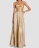 Retrofête Women's Solace Metallic V-Neck Cut-Out Gown - 2
