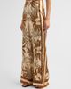 Retrofête Women's Sunny Printed Satin Wide-Leg Pants - 4