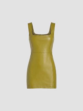 Retrofête Women's Tilde Leather Body-Con Mini Dress