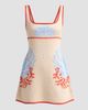 Retrofête Women's Valcra Oceanic-Print Cotton-Blend Mini Dress - 6