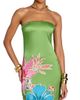 Retrofête Women's Vivi Printed Strapless Maxi Dress - 6