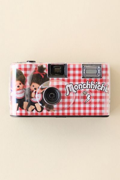Retrospekt Retrospekt X Monchhichi Simple-Use 35mm Film Camera in Red at Urban Outfitters