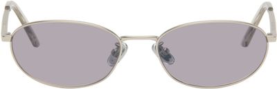 RETROSUPERFUTURE RETROSUPERFUTURE Silver Uovo Sunglasses