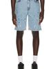 Revenge Revenge Spider Web Denim Shorts - 1