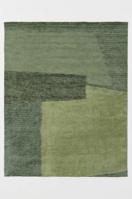 Revival Revival Khder Washable Wool Rug in Moss at Urban Outfitters