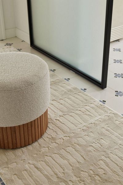 Revival Revival Shell Washable Rug in Bone Beige at Urban Outfitters