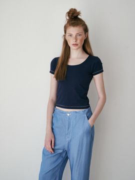 REVOIRSIS cap sleeve t-shirt