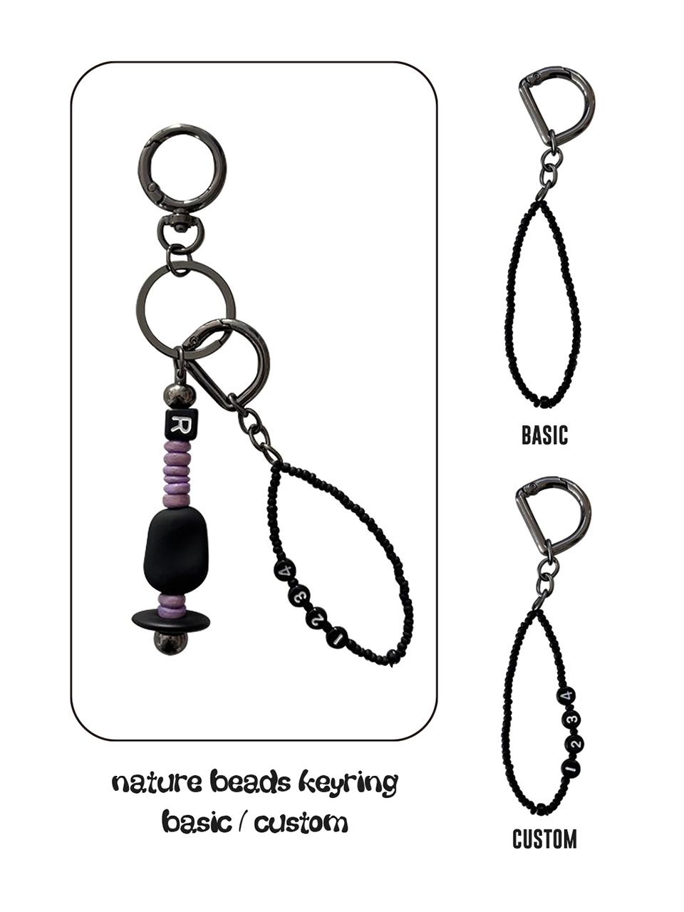 REVOIRSIS Nature Beads BAG ACCESSORIES [Violet]