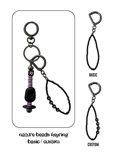 REVOIRSIS Nature Beads BAG ACCESSORIES [Violet]