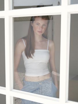 REVOIRSIS pad sleeveless top