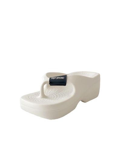 REVOIRSIS RVIS lump flip-flop [cream]