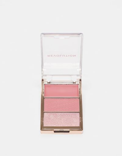 Revolution Revolution Blush Icon Palette Aura Points Rose-pink