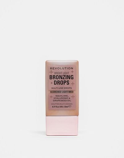 Revolution Revolution Bright Light Bronzing Drops- Bronze Scorched-Brown